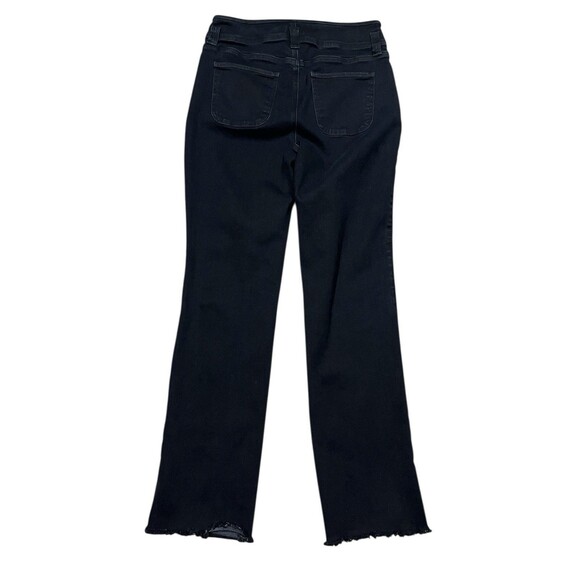 NYDJ High Rise Marilyn Straight Jeans w/Frayed Hem-Huntley Size 8 LIft Tuck - Picture 7 of 7